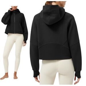 Lululemon Scuba Oversized Full Zip Hoodie Black XS/S